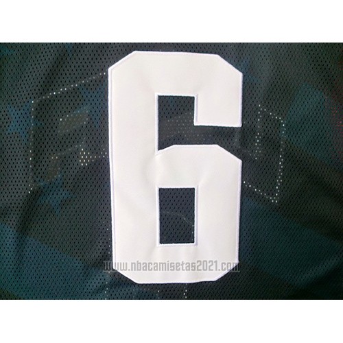 Camiseta USA 2012 Lebron James #6 Negro